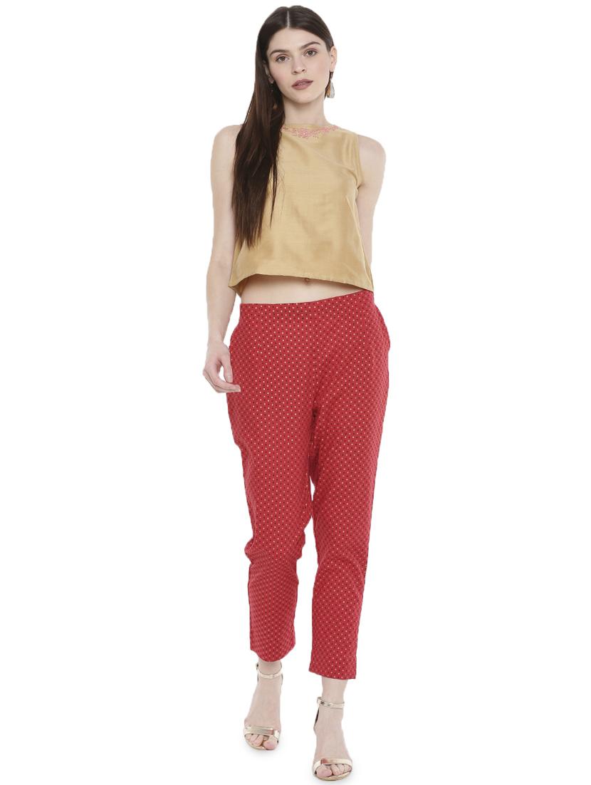 mid rise polka dot trouser - 16980347 - Standard Image - 3