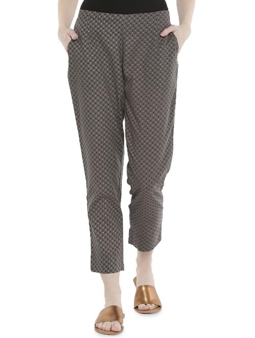 high rise polka dot trouser - 16980348 - Standard Image - 0