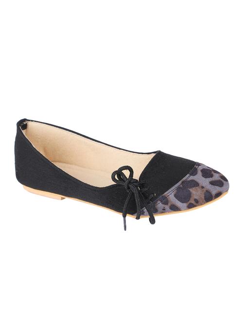 black slip on ballerinas - 16981163 -  Standard Image - 0