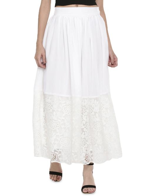high rise flared skirt - 16981290 -  Standard Image - 0