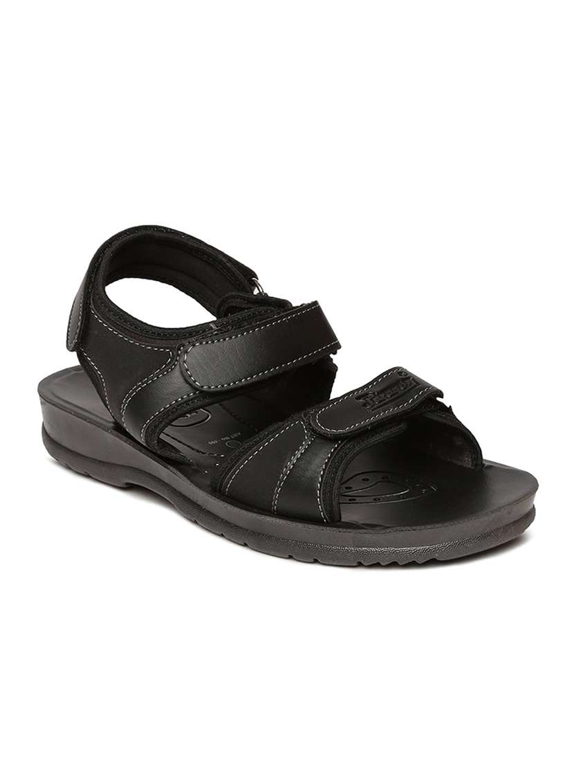 Buy online Black Back Strap Sandals from Sandals and Floaters for