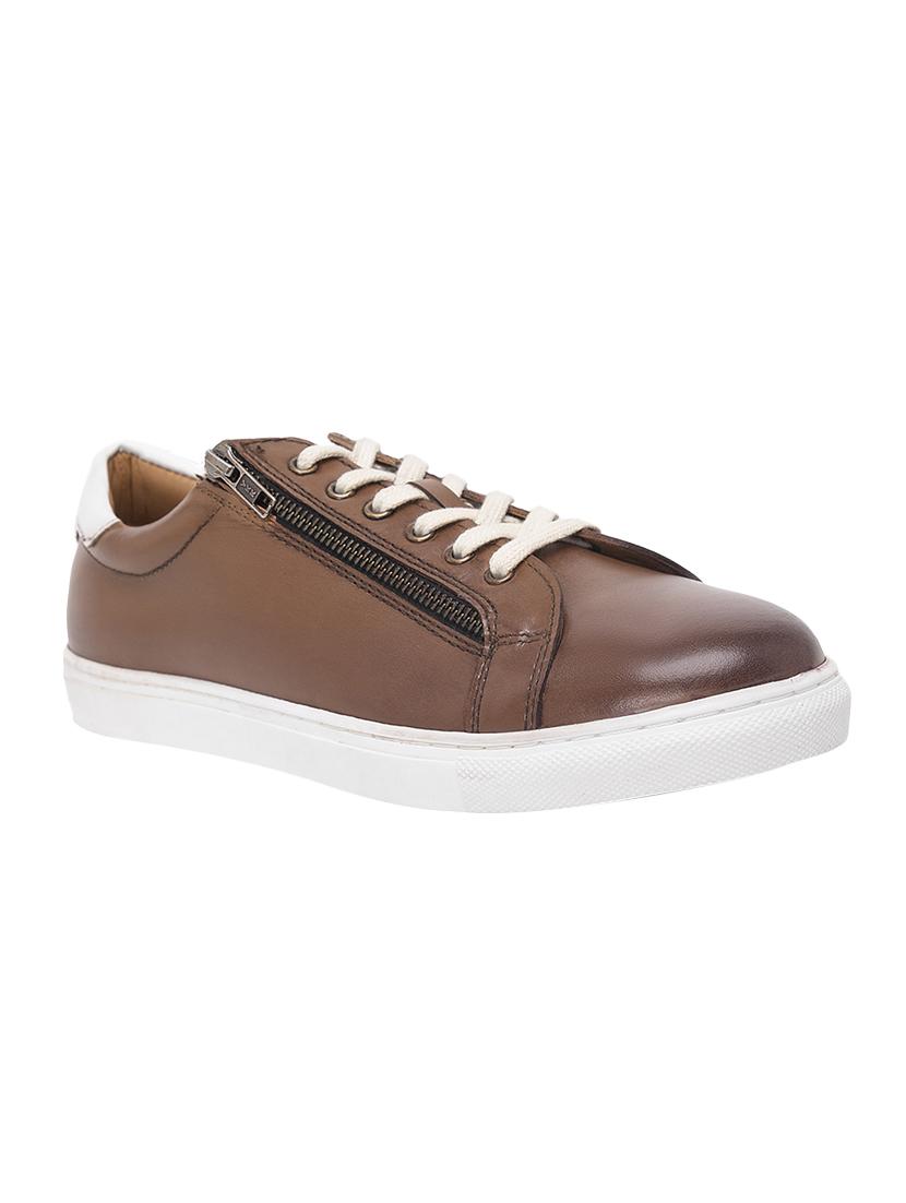 tan lace up sneakers - 16985652 - Zoom Image - 0