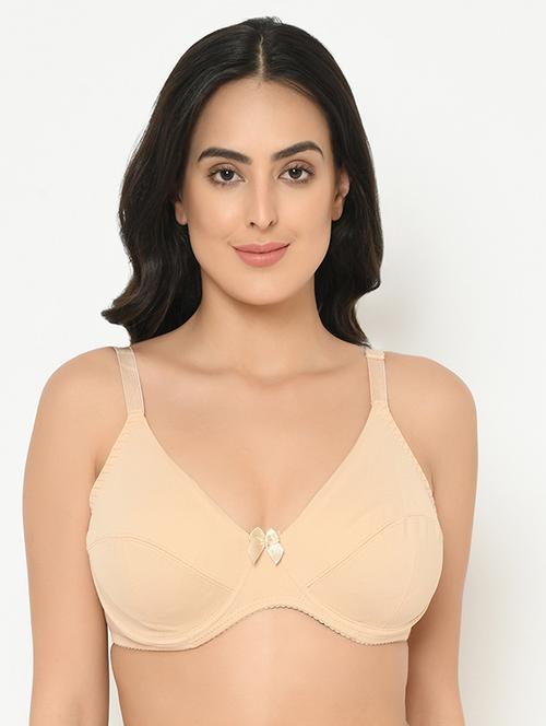 bow patch regular bra - 16988483 - Standard Image - 0