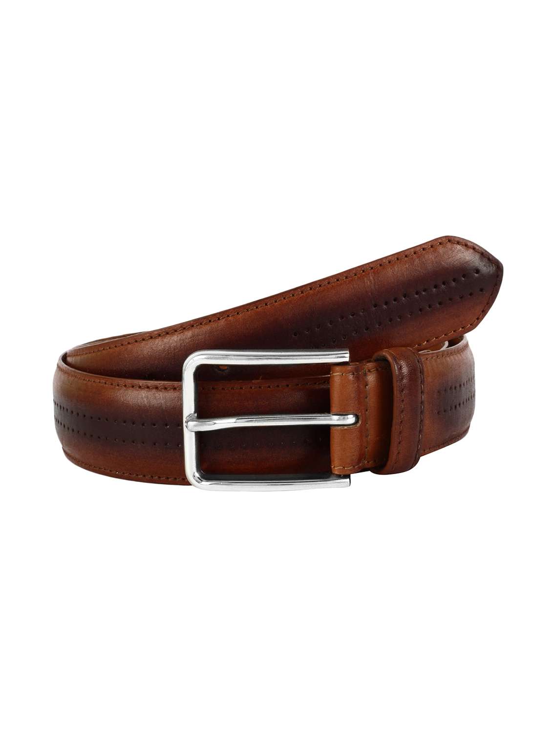  brown leather belt