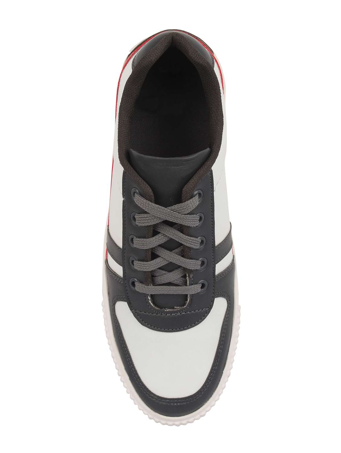 grey synthetic lace up shoes - 16988902 -  Standard Image - 3