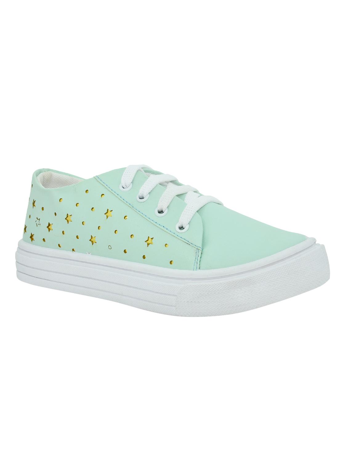 green lace up sneaker - 16989234 - Zoom Image - 0