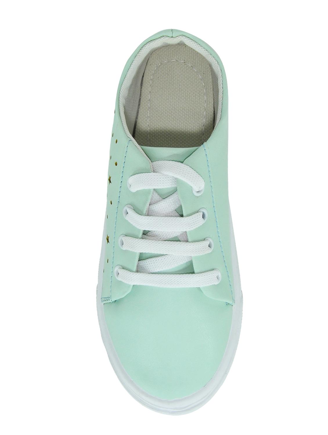 green lace up sneaker - 16989234 - Standard Image - 3