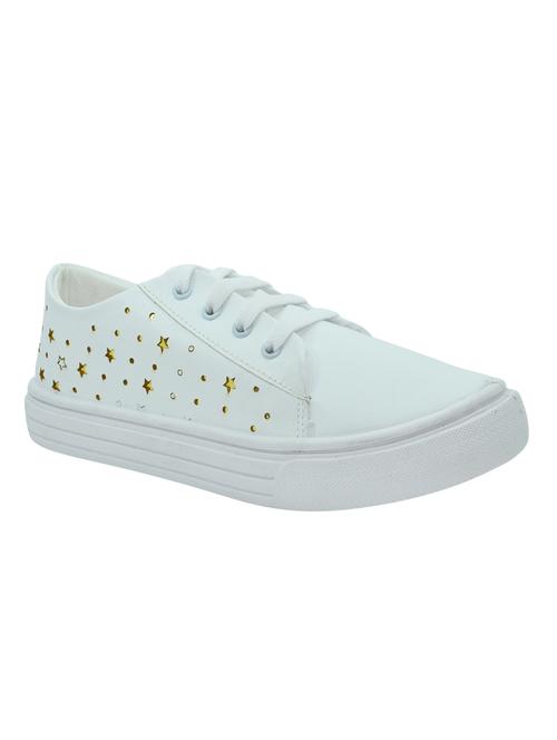 white lace up sneaker - 16989236 - Standard Image - 0