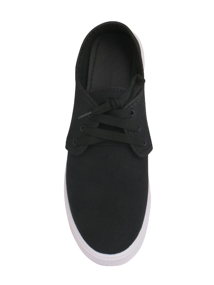 black canvas sport shoes - 16989315 - Standard Image - 3