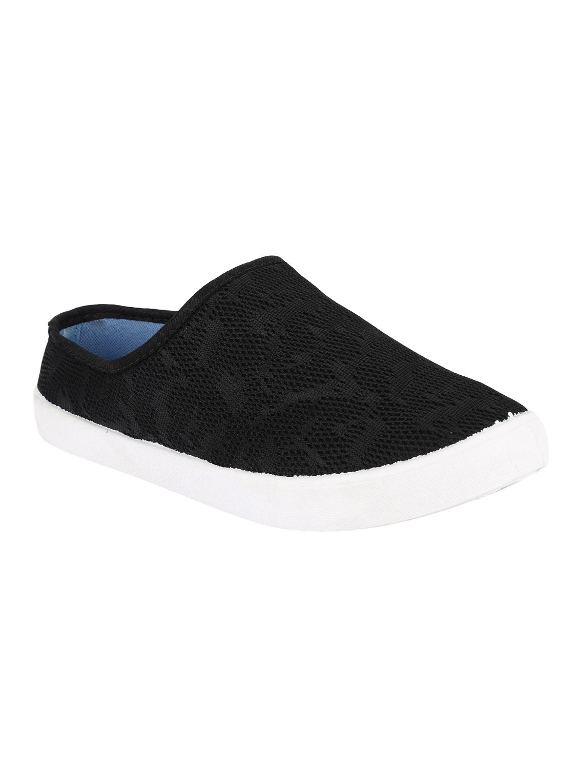 black canvas slip on sneakers - 16989334 - Zoom Image - 0
