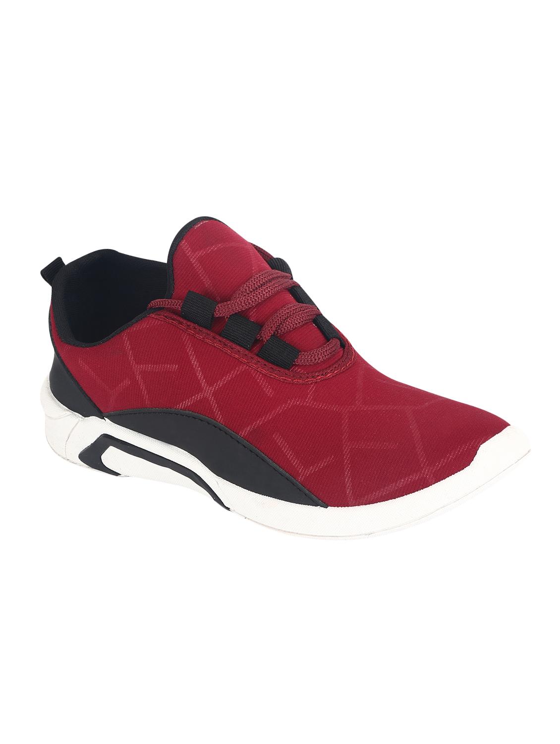 maroon canvas sport shoes - 16989346 - Zoom Image - 0