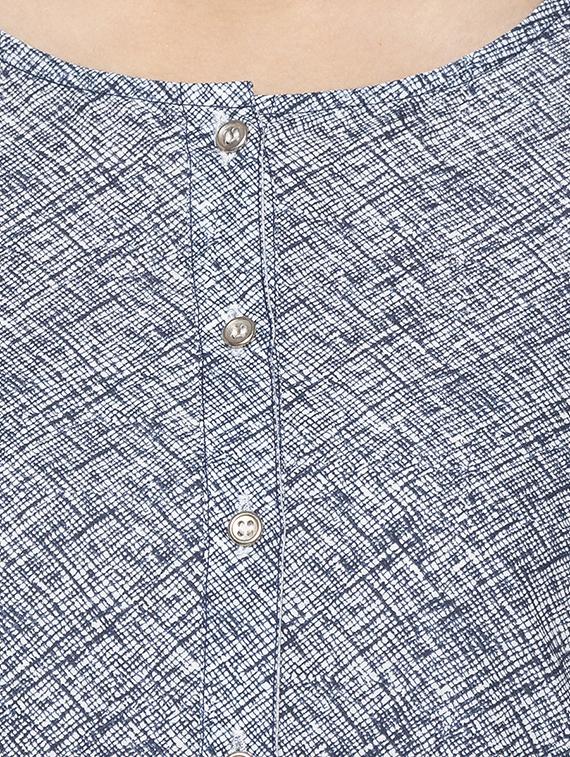 printed a-line kurta - 16989978 - Standard Image - 3