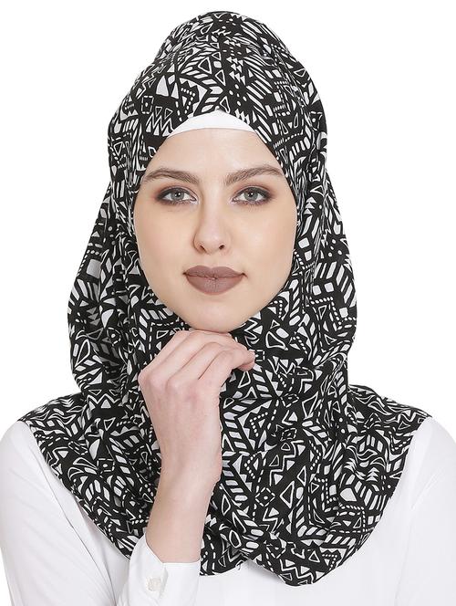 black rayon scarf - 16991728 -  Standard Image - 0