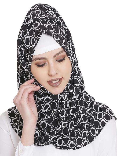 black rayon scarf - 16991736 -  Standard Image - 0