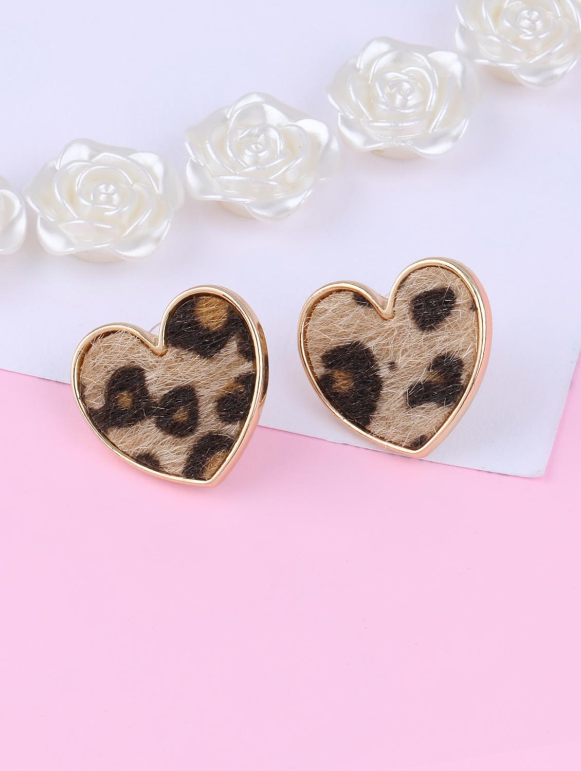 gold metal studs earring - 16991828 -  Zoom Image - 0