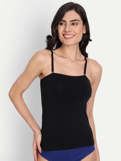 black cotton camisole - 16995749 - Standard Image - 0