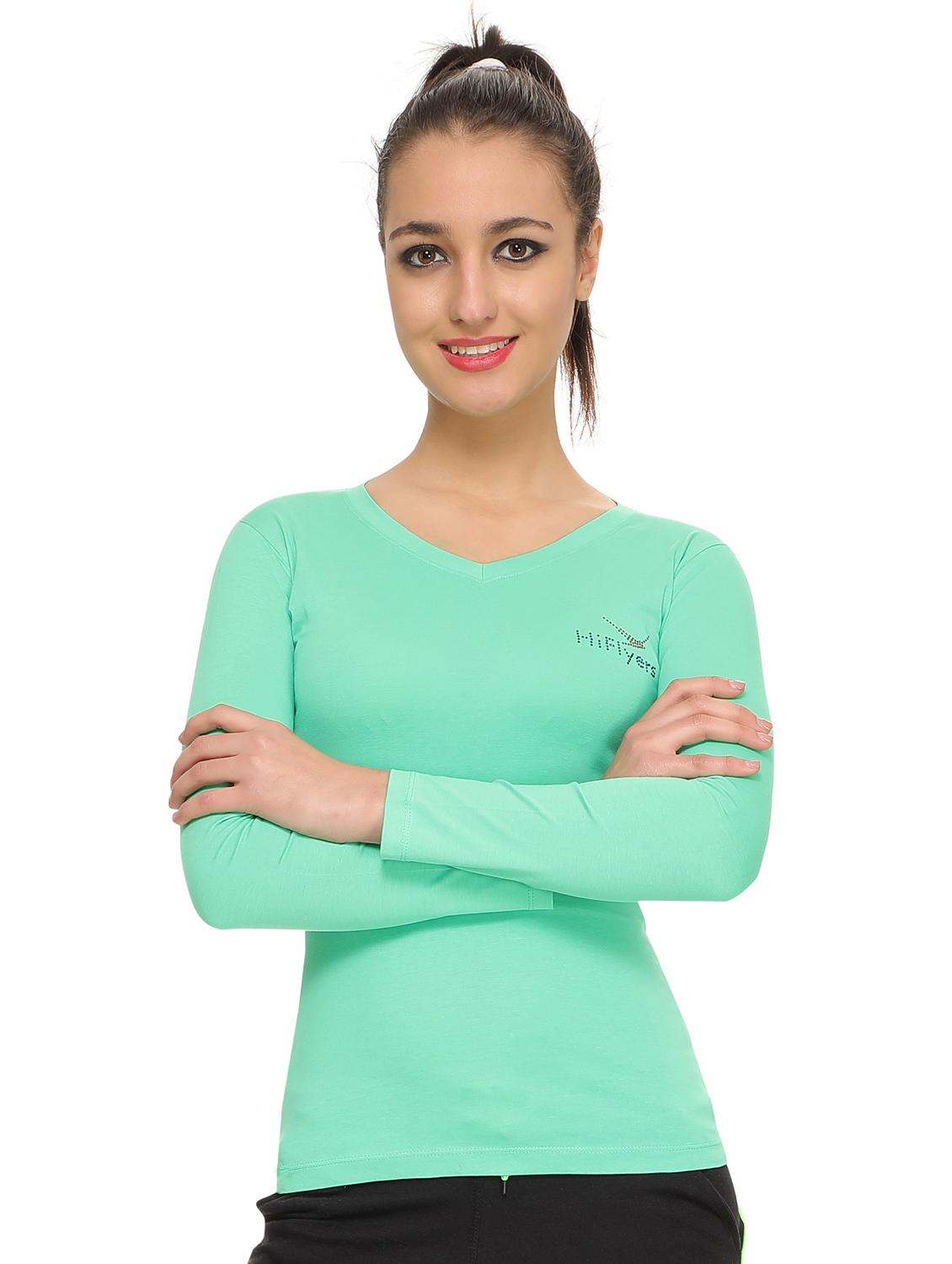 v-neck solid regular shirt - 16996043 - Zoom Image - 0