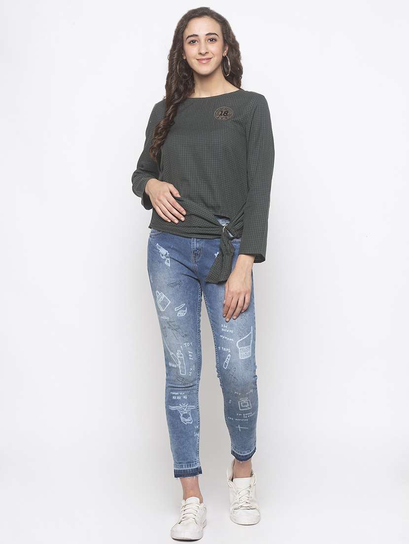 women's straight boat neck top - 16996638 -  Standard Image - 3