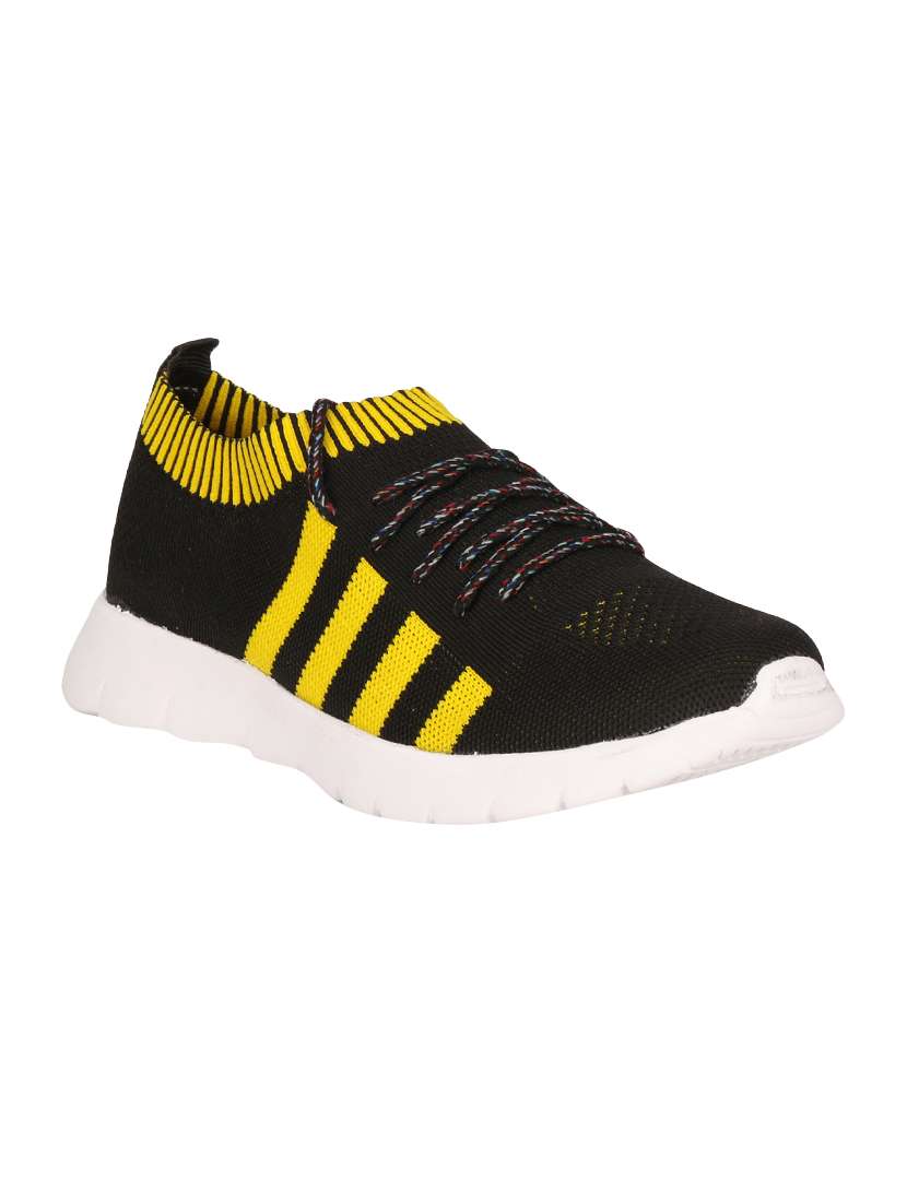 yellow lace up sports sneaker - 16997888 -  Zoom Image - 0