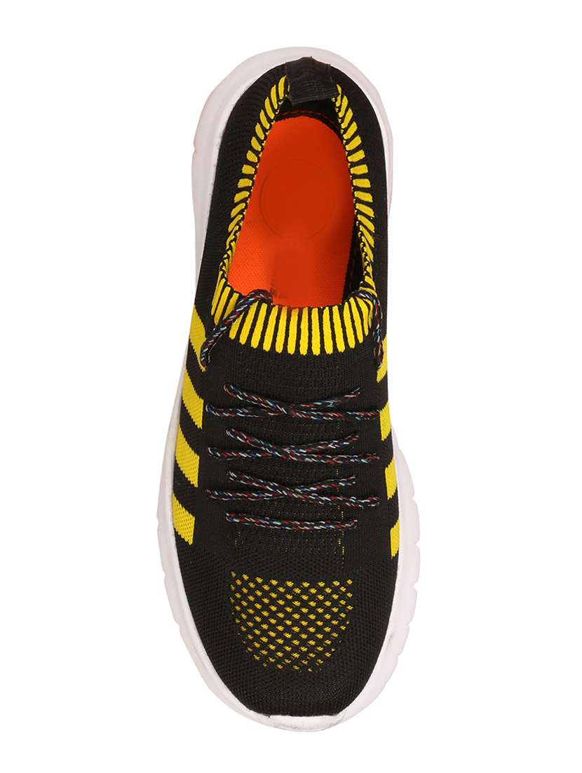 yellow lace up sports sneaker - 16997888 - Standard Image - 3
