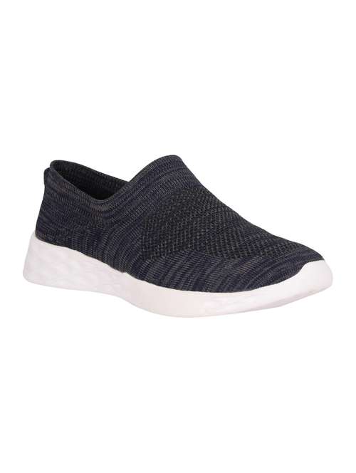 navy fabric sport shoes - 16997899 - Standard Image - 0