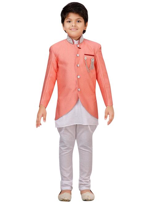 pink silk  kurta set - 16998208 -  Standard Image - 0