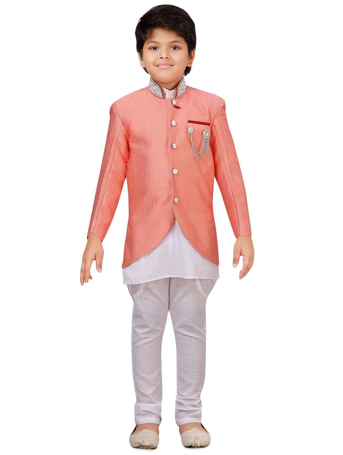 pink silk  kurta set - 16998208 -  Zoom Image - 0
