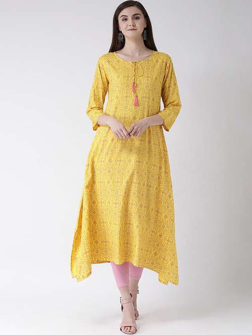 women's asymmetric kurta - 17000460 -  Standard Image - 0