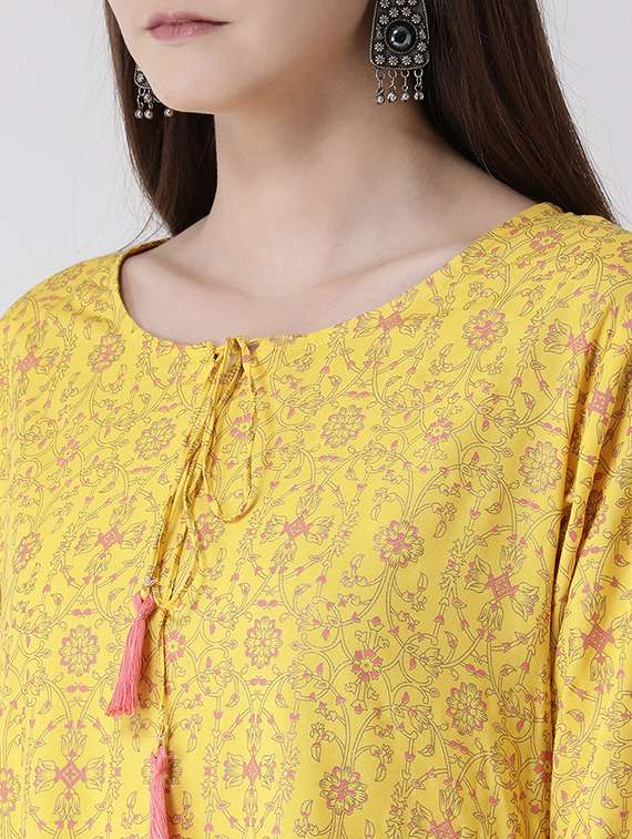 women's asymmetric kurta - 17000460 -  Standard Image - 5