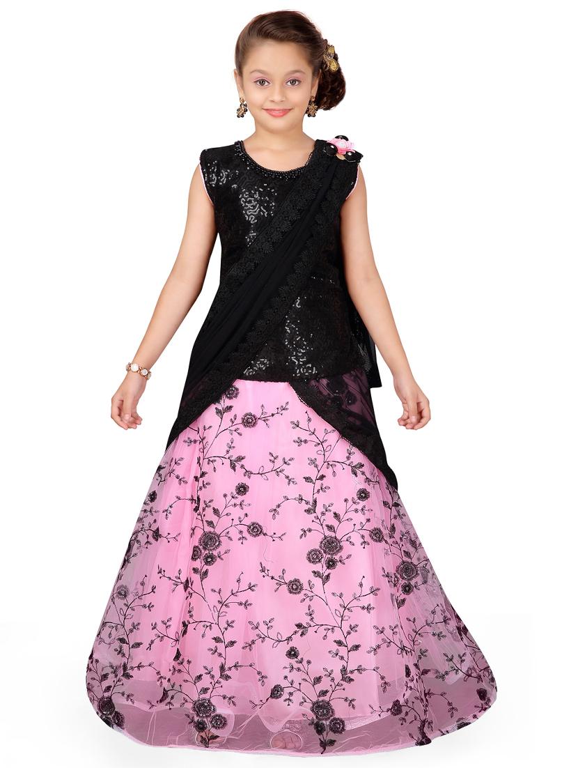black net lehenga choli - 17000574 - Zoom Image - 0