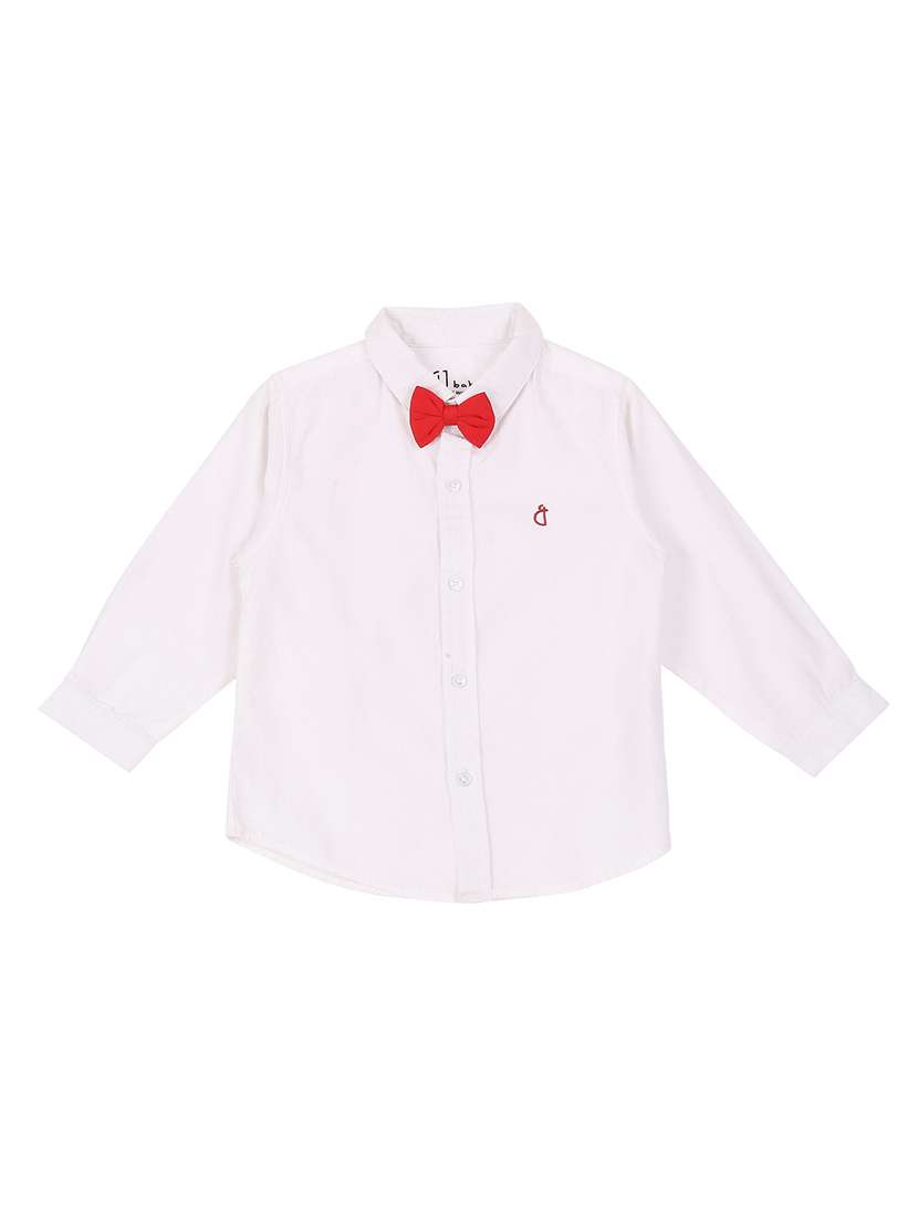 white cotton shirt - 17009199 - Zoom Image - 0