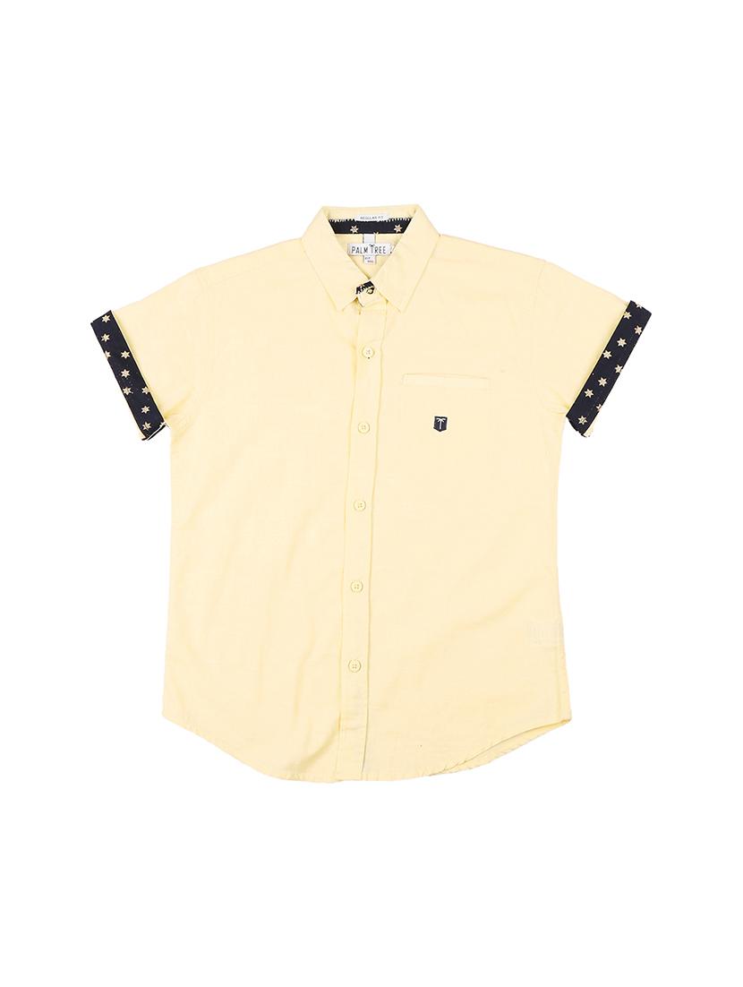 yellow cotton shirt - 17009226 - Zoom Image - 0