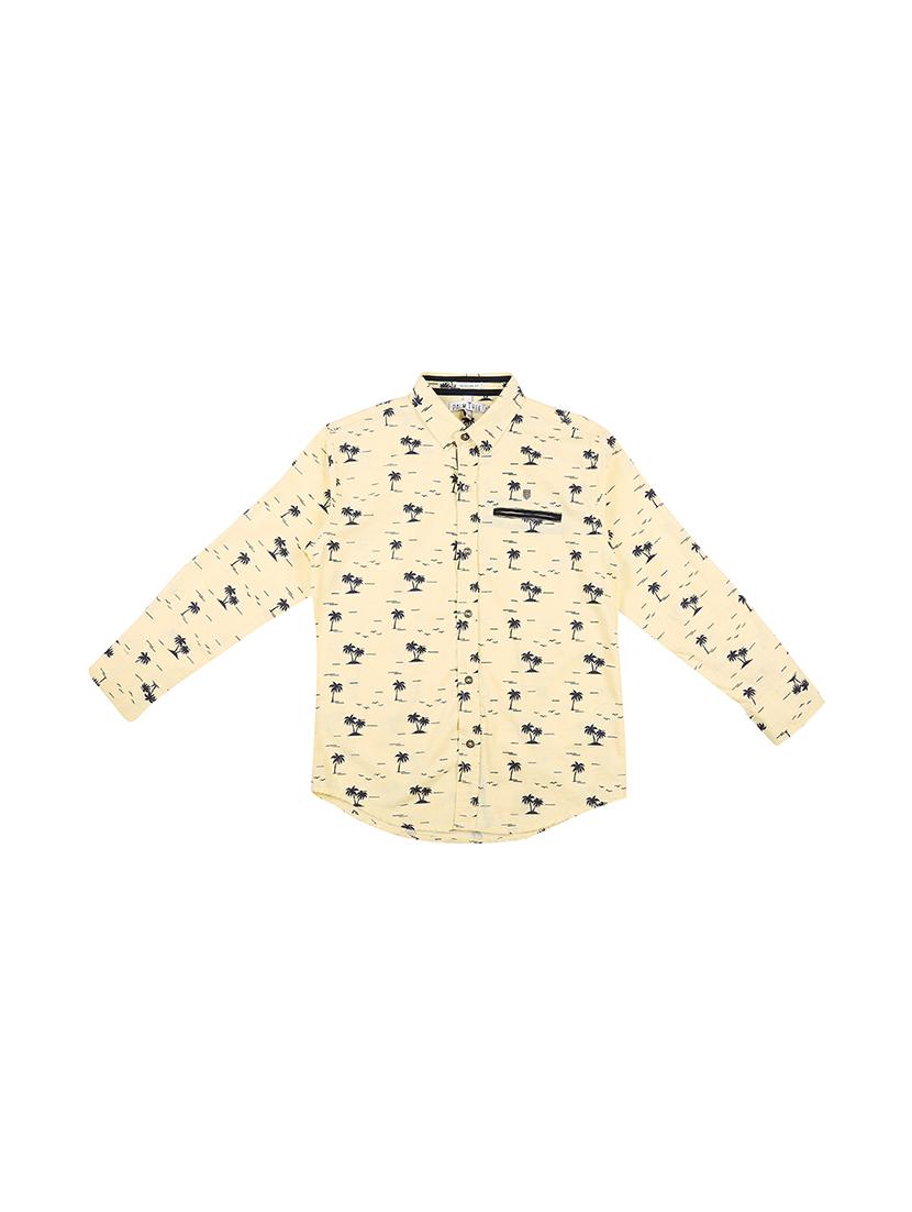 yellow cotton shirt - 17009230 - Zoom Image - 0