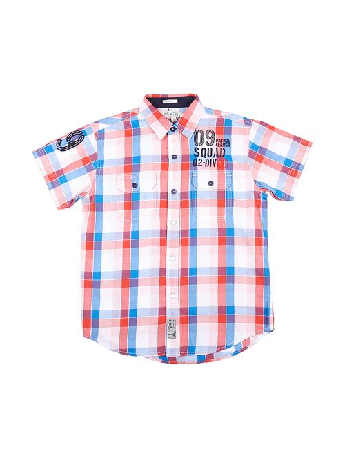 red cotton shirt - 17009234 - Standard Image - 0