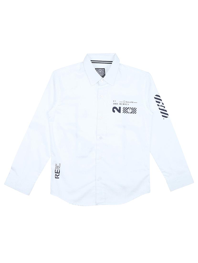 white cotton shirt - 17009288 - Zoom Image - 0