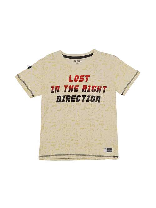yellow cotton tshirt - 17009453 - Standard Image - 0