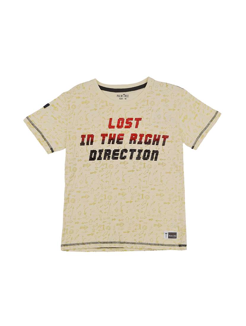 yellow cotton tshirt - 17009453 - Zoom Image - 0