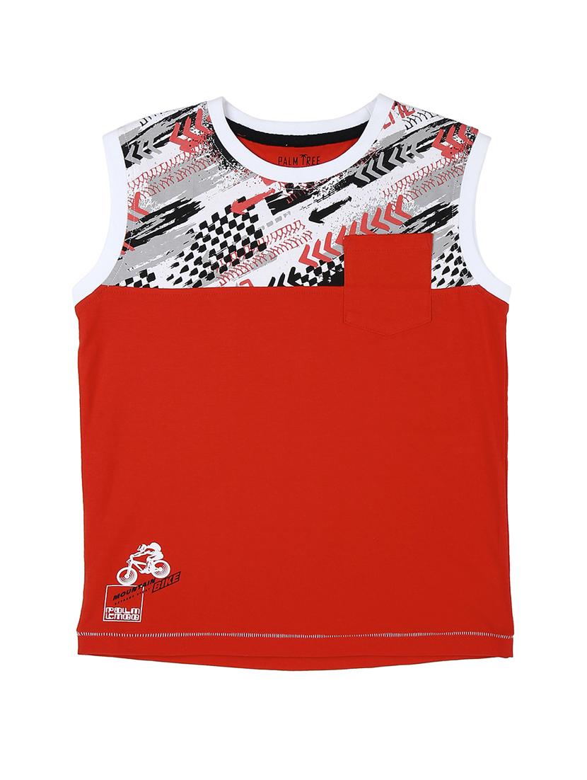 red cotton tshirt - 17009480 - Zoom Image - 0