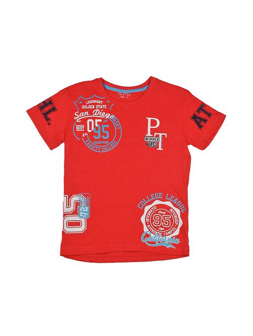 red cotton tshirt - 17009482 - Standard Image - 0