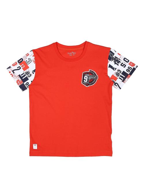 red cotton tshirt - 17009484 -  Standard Image - 0
