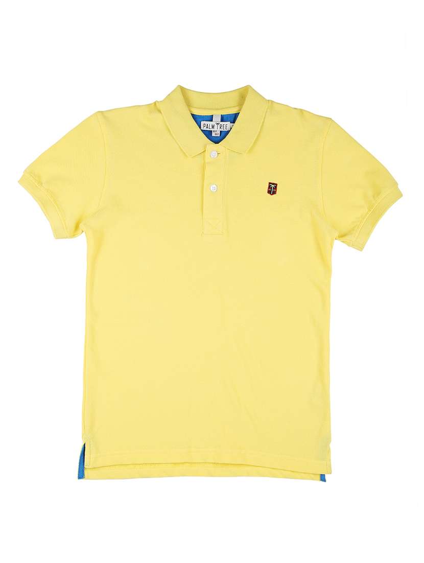 yellow cotton tshirt - 17009505 - Zoom Image - 0