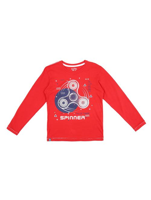 red cotton tshirt - 17009528 - Standard Image - 0