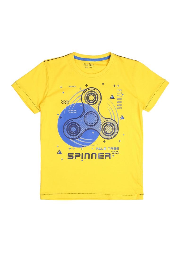 yellow cotton tshirt - 17009529 - Zoom Image - 0