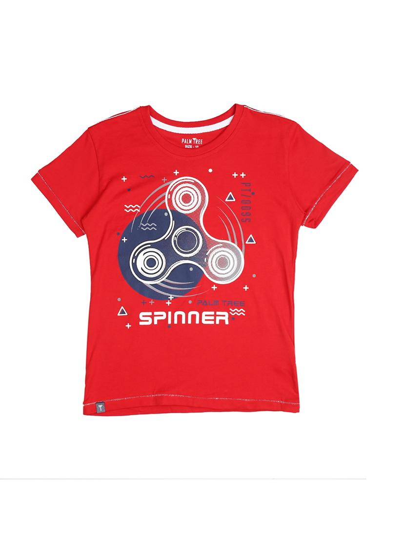 red cotton tshirt - 17009530 -  Zoom Image - 0