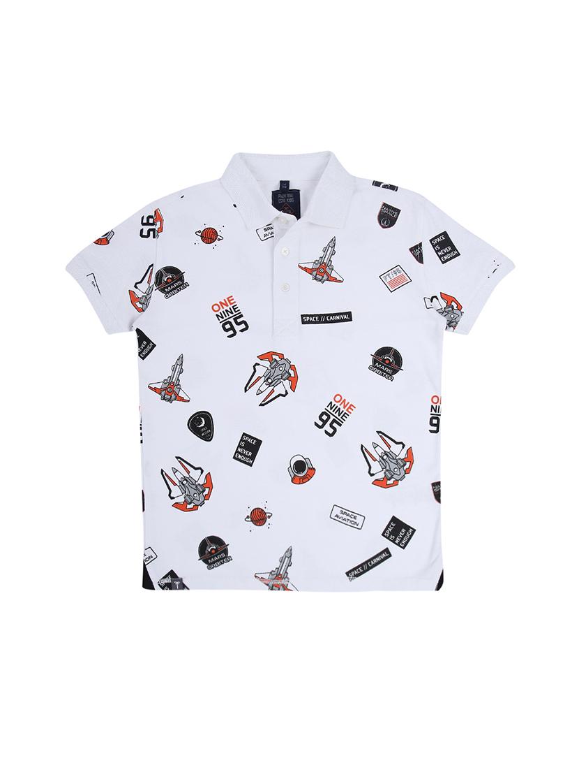 white cotton tshirt - 17009567 - Zoom Image - 0