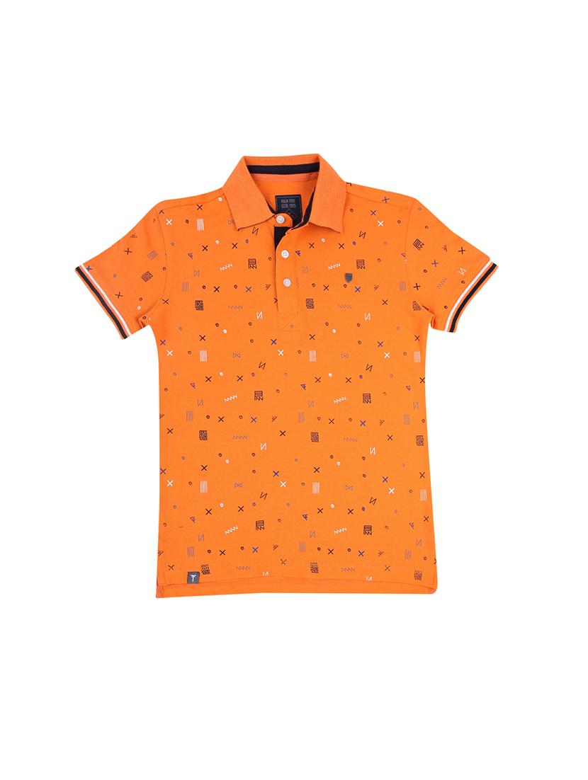 orange cotton tshirt - 17009570 -  Zoom Image - 0