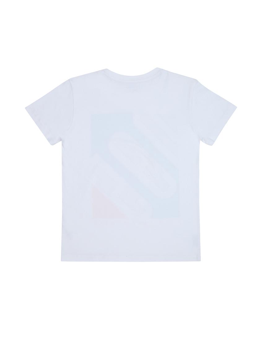white cotton tshirt - 17009593 - Standard Image - 5