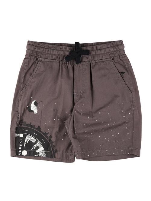 grey cotton blend shorts - 17009654 - Standard Image - 0