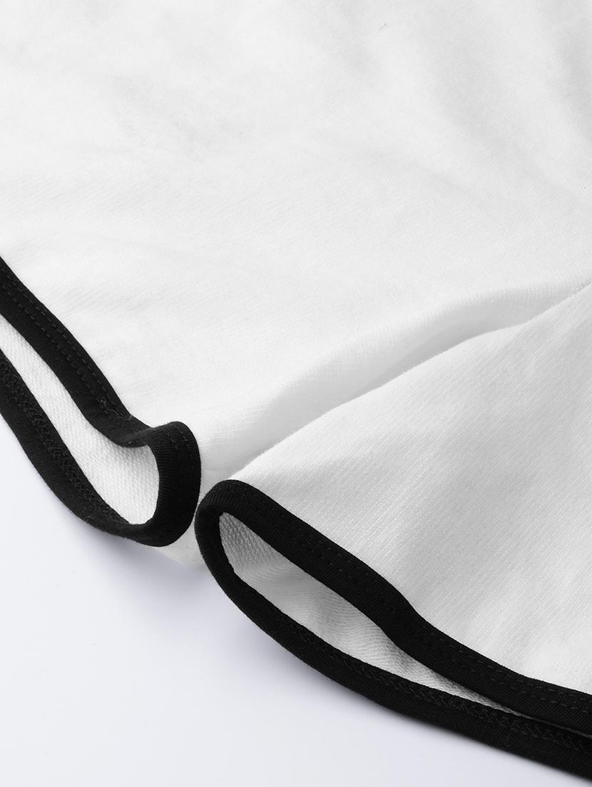 drawstring waist side taping short - 17010696 - Standard Image - 5