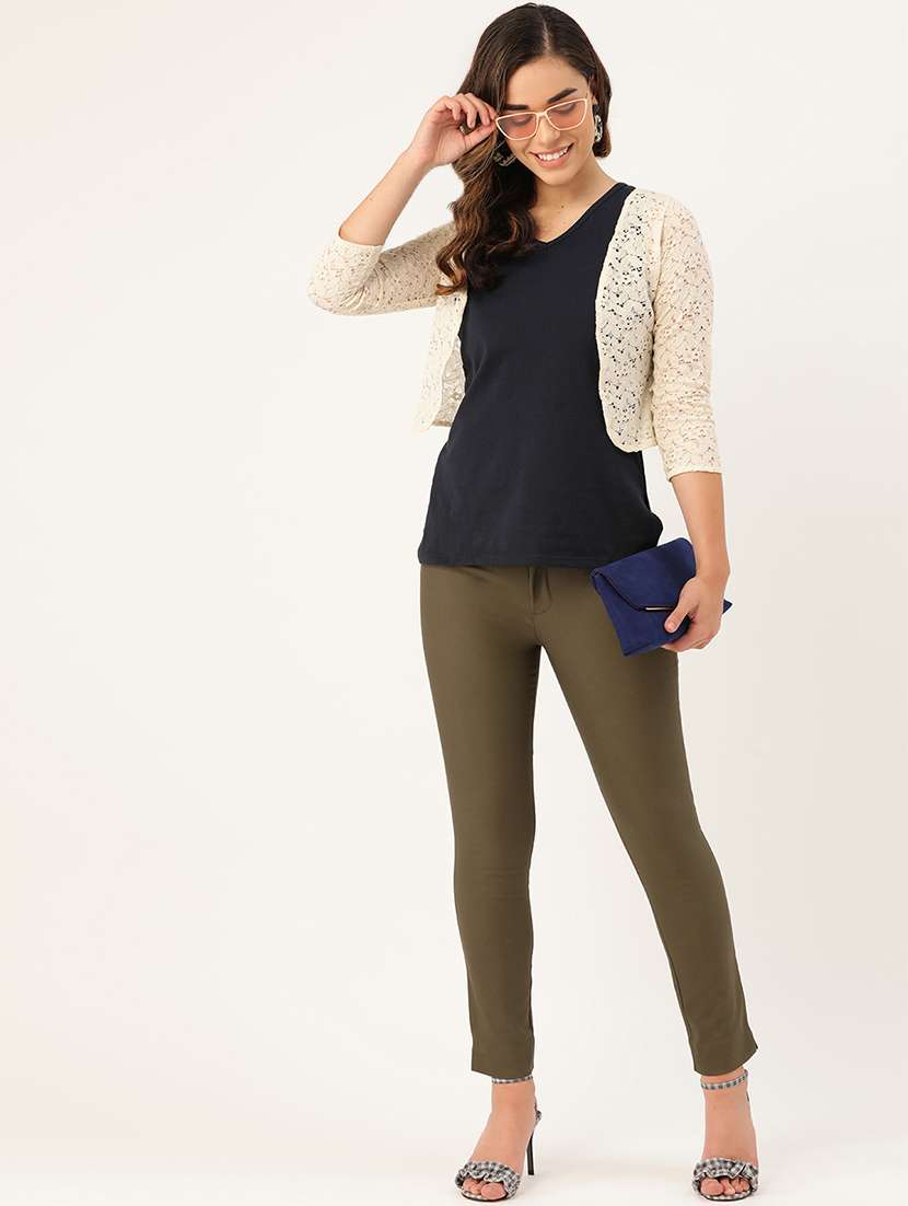 women lace detailed regular shrugs - 17010702 -  Standard Image - 3